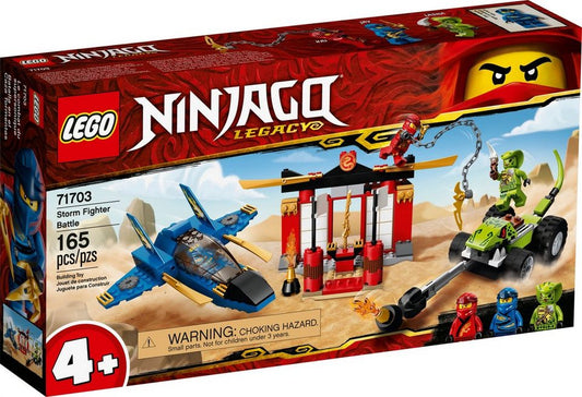 LEGO® LEGO® Ninjago 71703 Kräftemessen mit dem Donner-Jet Konstruktionsspielsteine, (165 St)