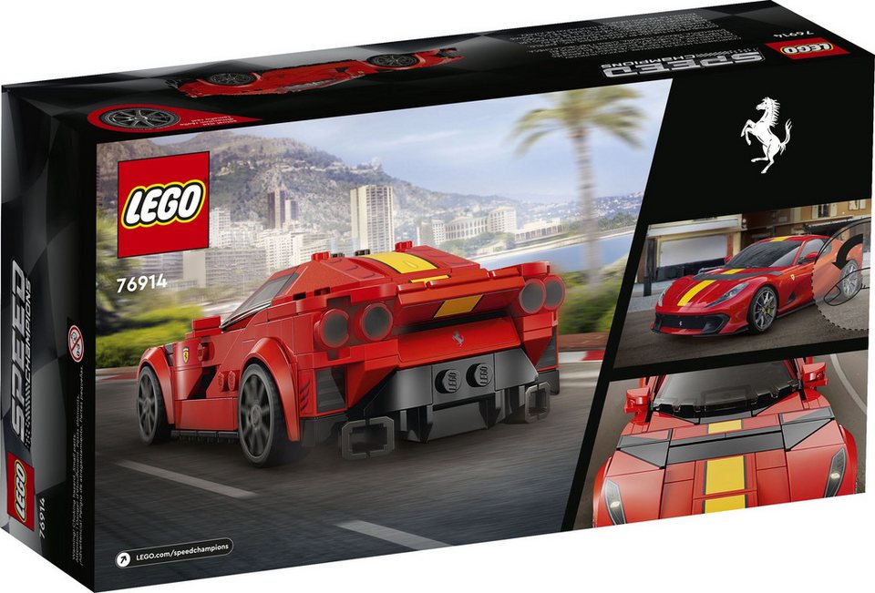 LEGO® LEGO® Speed Champions Ferrari 812 Competizione - 76914 NEU! Teile 261x Spielbausteine, (Bausteine, 261 St., Kreativ-Set), Made in Europe