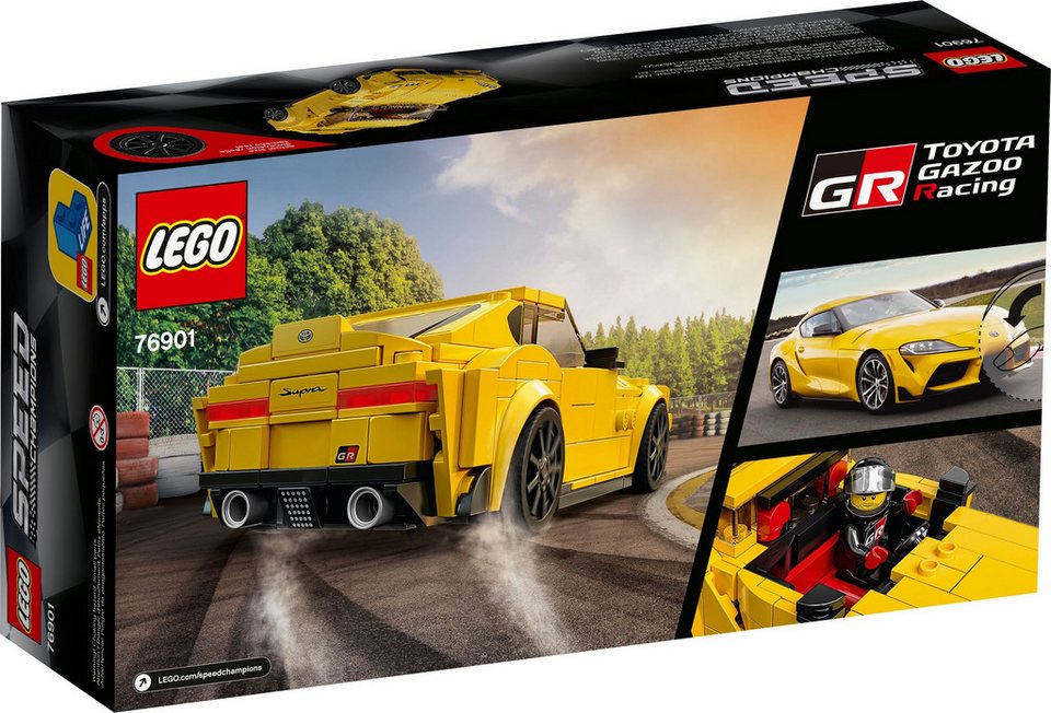 LEGO® LEGO® Speed Champions Toyota GR Supra - 76901 NEU! Teile 299x Spielbausteine, (Bausteine, 299 St., Kreativ-Set), Made in Europe