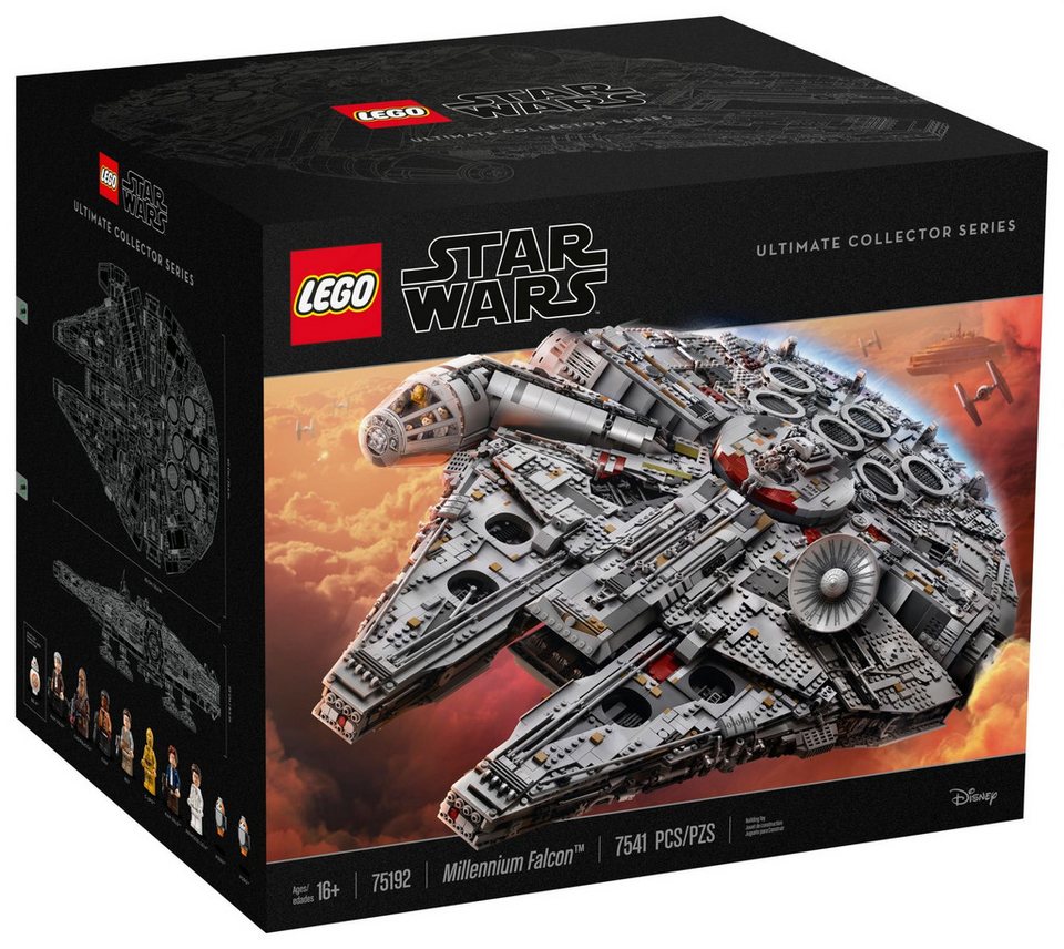 LEGO® LEGO® Star Wars™ 75192 Millennium Falke Konstruktionsspielsteine, (7541 St)