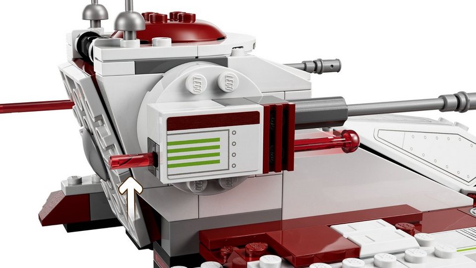 LEGO® LEGO® Star Wars™ 75342 Republic Fighter Tank™ Konstruktionsspielsteine, (262 St)