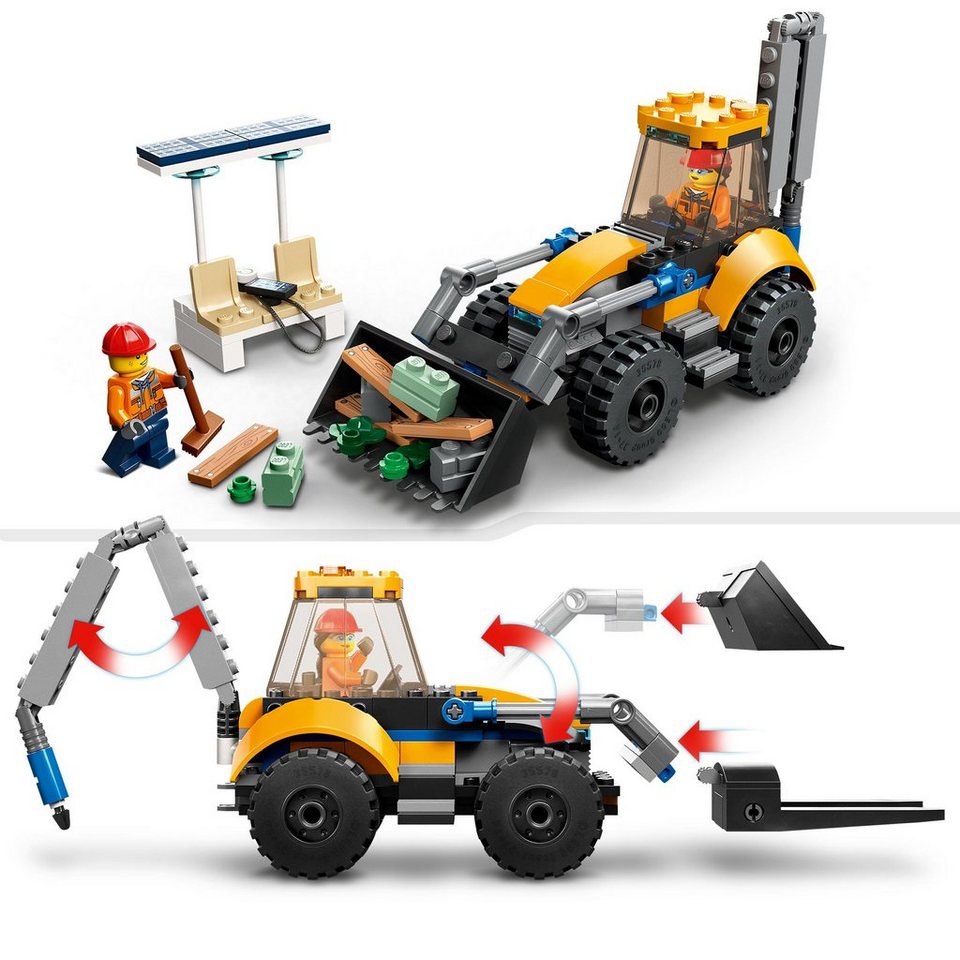 LEGO® LEGO Radlader Konstruktionsspielsteine