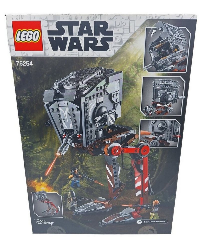 LEGO® Lego Star Wars 75254 AT-ST Raider Konstruktionsspielsteine, (540 St), gelenkige Beine, drehbarer Geschützturm, aufklappbares Dach