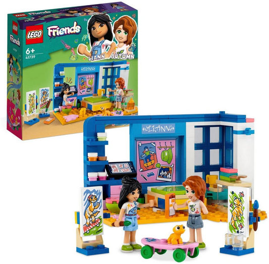 LEGO® Lianns Zimmer (41739), LEGO® Friends Konstruktionsspielsteine, (204 St), Made in Europe