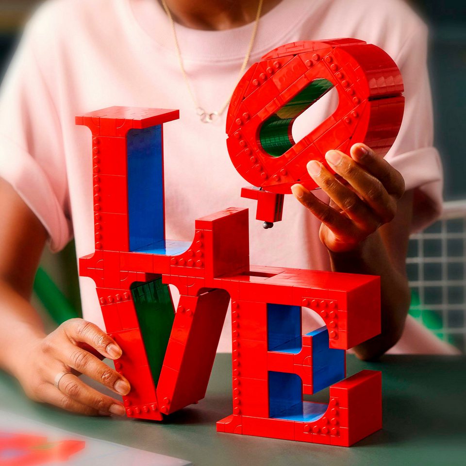 LEGO® LOVE (31214), LEGO ART Konstruktionsspielsteine, (791 St), Made in Europe