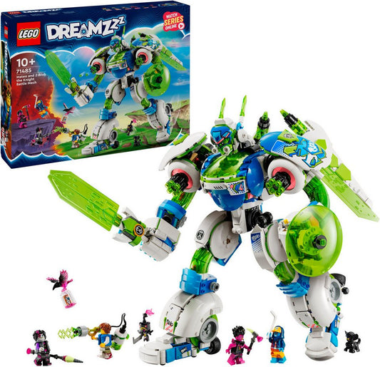 LEGO® Mateo und Z-Blob der Ritter-Mech (71485), LEGO DREAMZzz Konstruktionsspielsteine, (1333 St), Made in Europe
