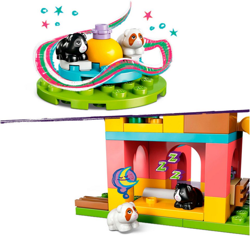 LEGO® Meerschweinchen Spielplatz (42640), LEGO Friends Konstruktionsspielsteine, (86 St), Made in Europe