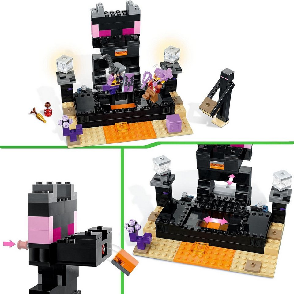 LEGO® Minecraft - Die End-Arena (21242) Konstruktions-Spielset, (252 St)