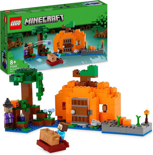 LEGO® Minecraft - Die Kürbisfarm (21248) Konstruktions-Spielset, (257 St)