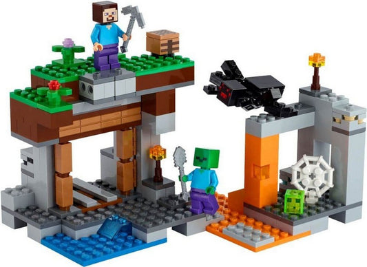 LEGO® Minecraft™ Die verlassene Mine Konstruktionsspielsteine, (Die verlassene Mine, Klemmbausteine), Made in Europe