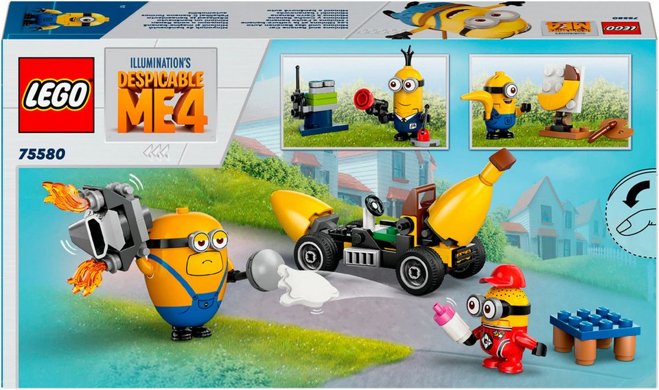LEGO® Minions und das Bananen Auto (75580), LEGO Despicable Me Konstruktionsspielsteine, (136 St), Made in Europe