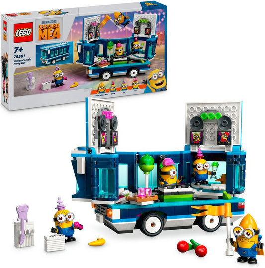 LEGO® Minions und der Party Bus (75581), LEGO Despicable Me Konstruktionsspielsteine, (379 St), Made in Europe