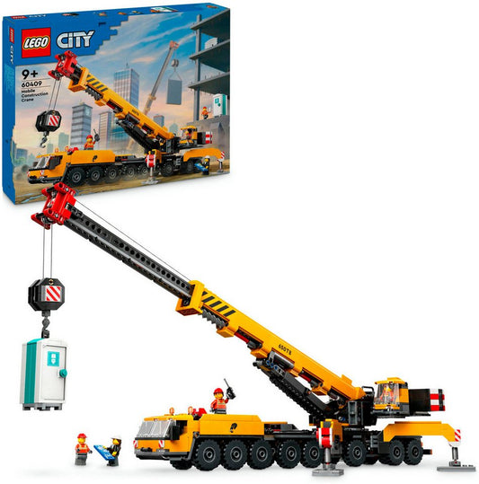 LEGO® Mobiler Baukran (60409), LEGO City Konstruktionsspielsteine, (1116 St), Made in Europe