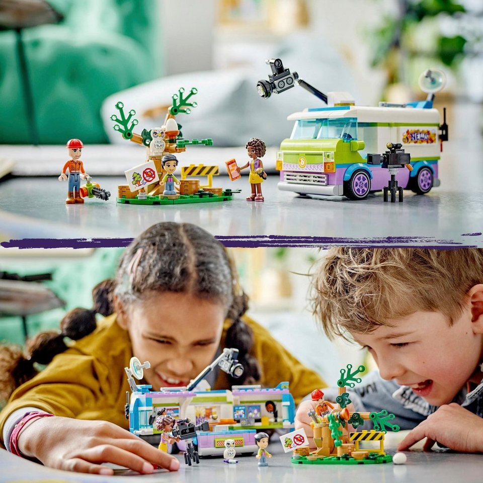 LEGO® Nachrichtenwagen (41749), LEGO® Friends Konstruktionsspielsteine, (446 St), Made in Europe