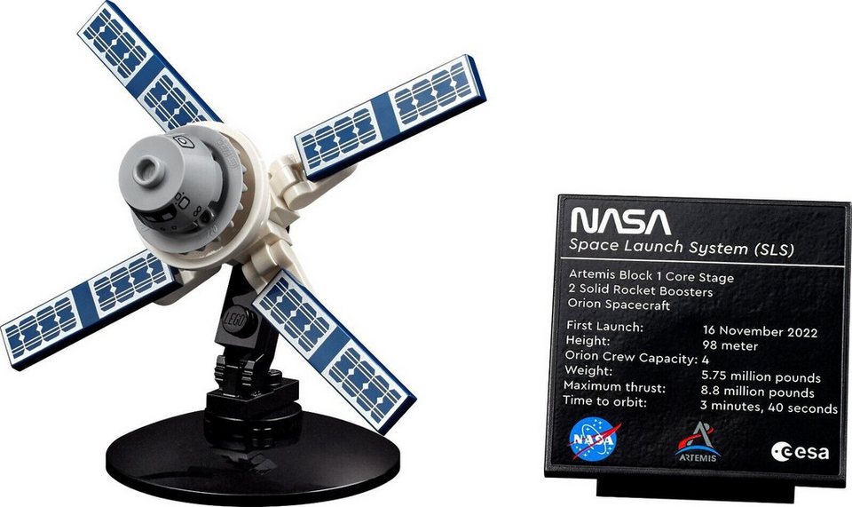 LEGO® NASA Artemis Startrampe (10341) inkl Ninjago - Mikro-City (40703) Spielbausteine, (3600 St)