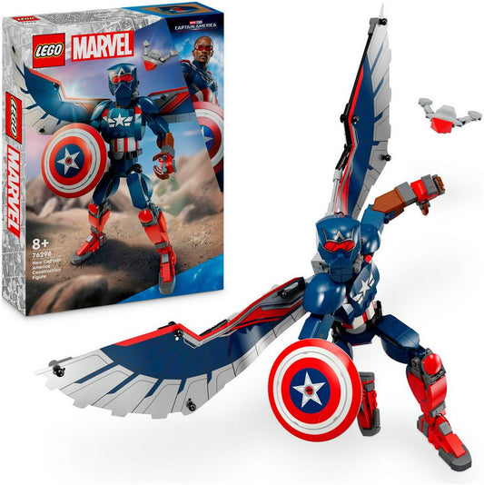 LEGO® New Captain America Baufigur (76296), LEGO Super Heroes Konstruktionsspielsteine, (359 St), Made in Europe