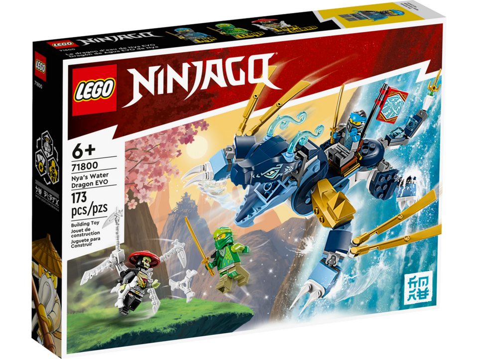 LEGO® NINJAGO 71800 Nyas Wasserdrache EVO Spielbausteine, (Set, 173 St., Set)
