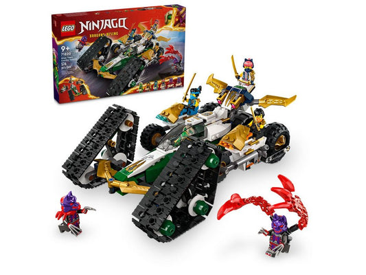 LEGO® Ninjago - Kombi-Raupe des Ninja-Teams (71820) Konstruktions-Spielset, (4-in-1, 576 St., 71820)