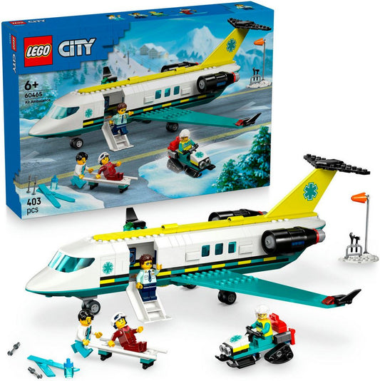 LEGO® Notfallrettungsflugzeug (60465), LEGO City Konstruktionsspielsteine, (403 St), Made in Europe