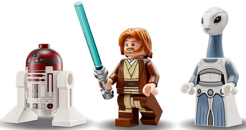 LEGO® Obi-Wan Kenobis Jedi Starfighter™ (75333), LEGO® Star Wars™ Konstruktionsspielsteine, (282 St), Made in Europe