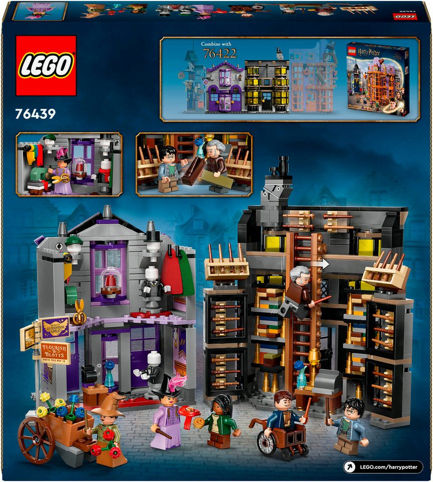 LEGO® Ollivanders™ & Madam Malkins Anzüge (76439), LEGO Harry Potter™ Konstruktionsspielsteine, (744 St), Made in Europe
