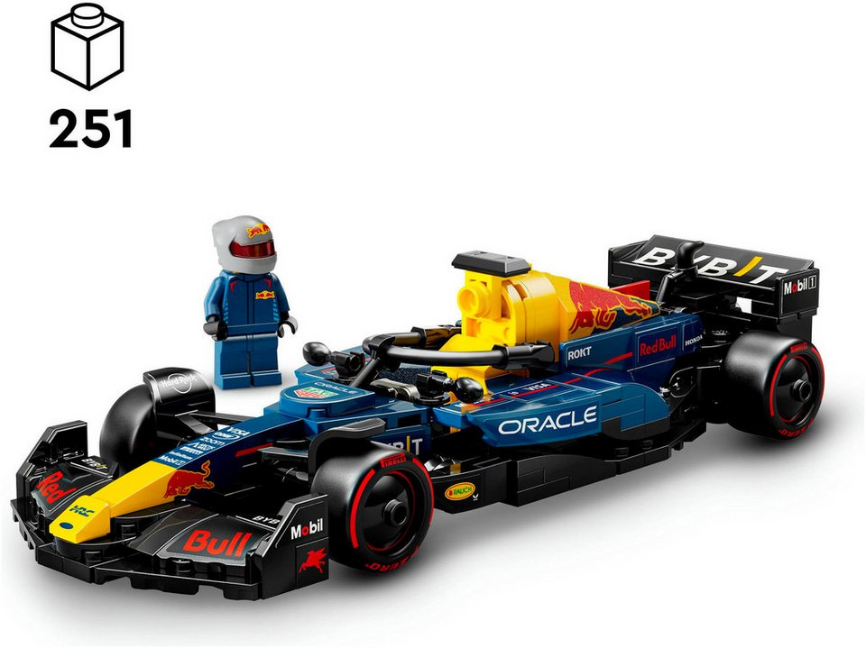 LEGO® Oracle Red Bull Racing RB20 F1® Rennauto (77243) Konstruktionsspielsteine, (251 St), LEGO® Speed Champions; Made in Europe