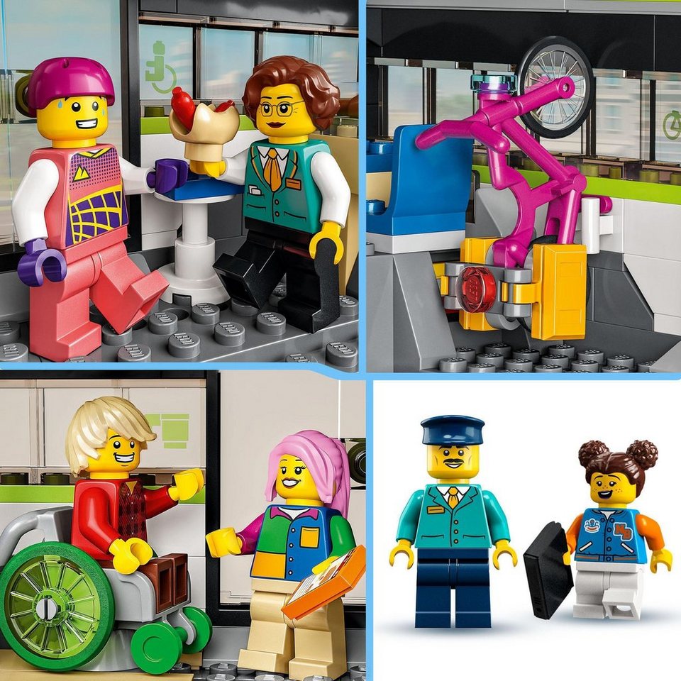 LEGO® Personen-Schnellzug (60337), LEGO® City Konstruktionsspielsteine, (764 St)