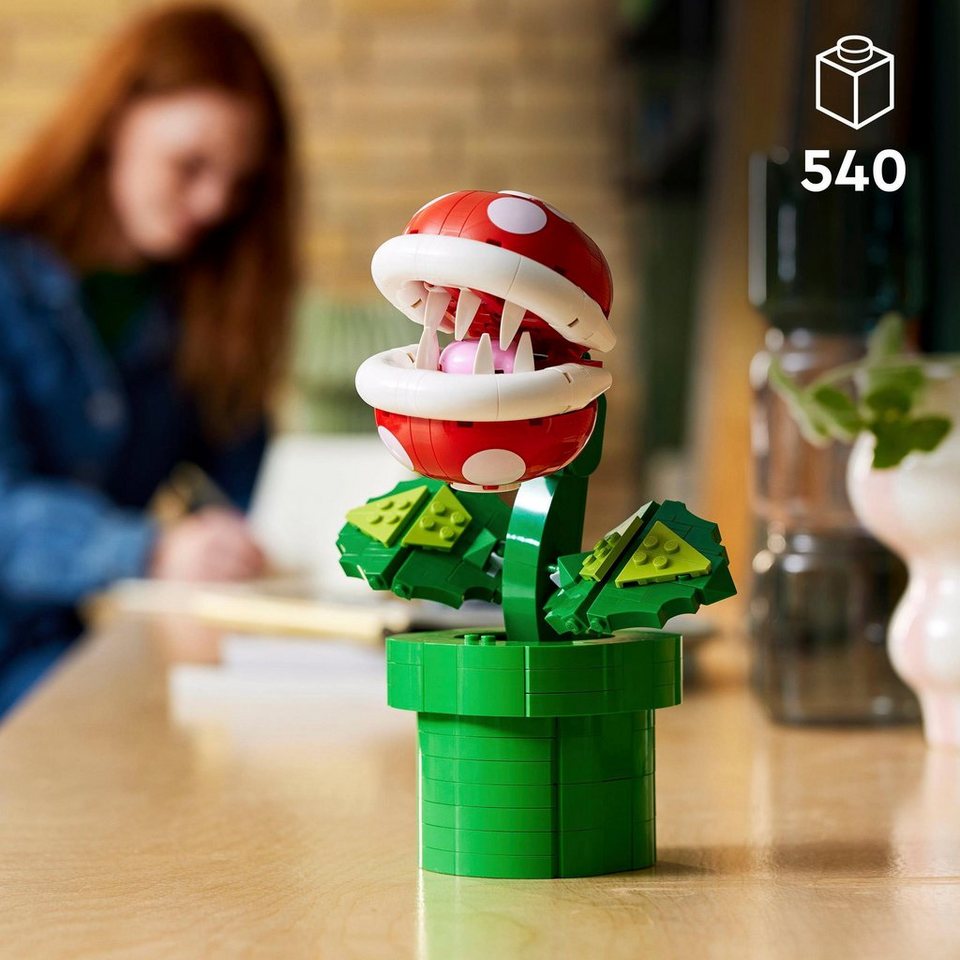 LEGO® Piranha-Pflanze (71426), LEGO® Super Mario Konstruktionsspielsteine, (540 St), Made in Europe