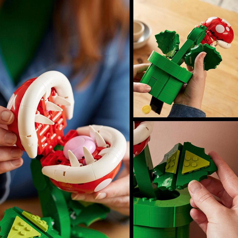 LEGO® Piranha-Pflanze (71426), LEGO® Super Mario Konstruktionsspielsteine, (540 St), Made in Europe