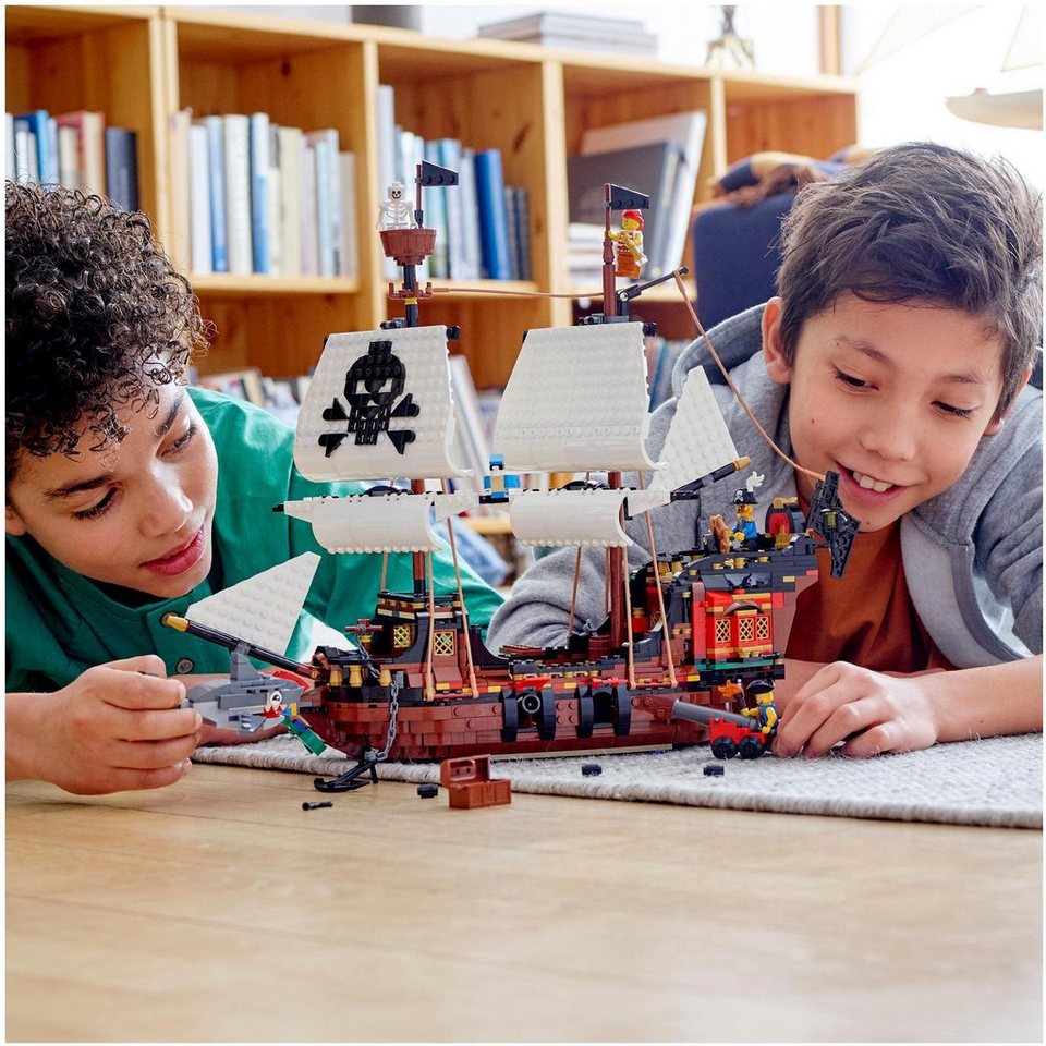 LEGO® Piratenschiff (31109), LEGO® Creator 3in1 Konstruktionsspielsteine, (1264 St), Made in Europe