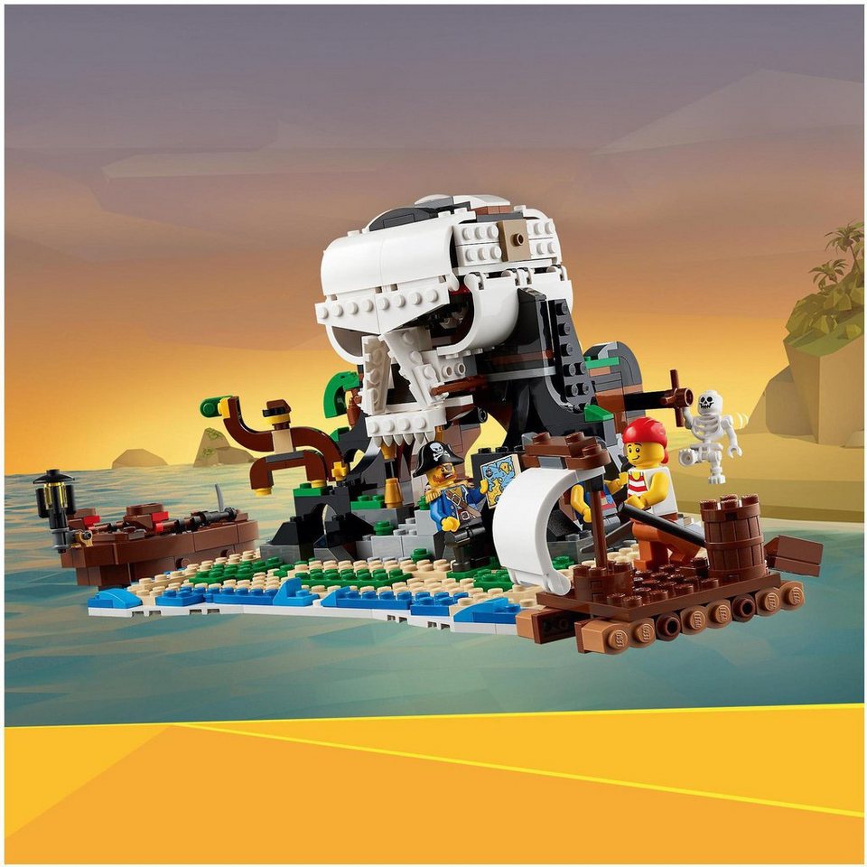 LEGO® Piratenschiff (31109), LEGO® Creator 3in1 Konstruktionsspielsteine, (1264 St), Made in Europe