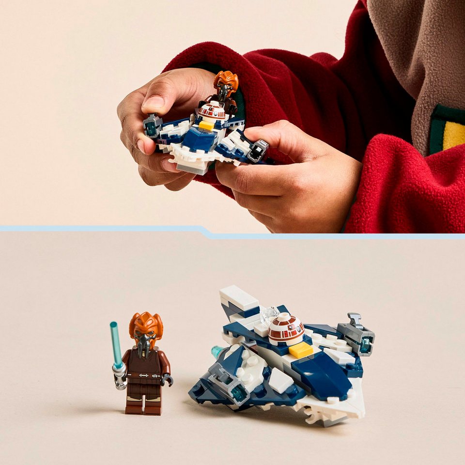 LEGO® Plo Koons Jedi Starfighter Microfighter (75400), LEGO Star Wars™ Konstruktionsspielsteine, (89 St), Made in Europe