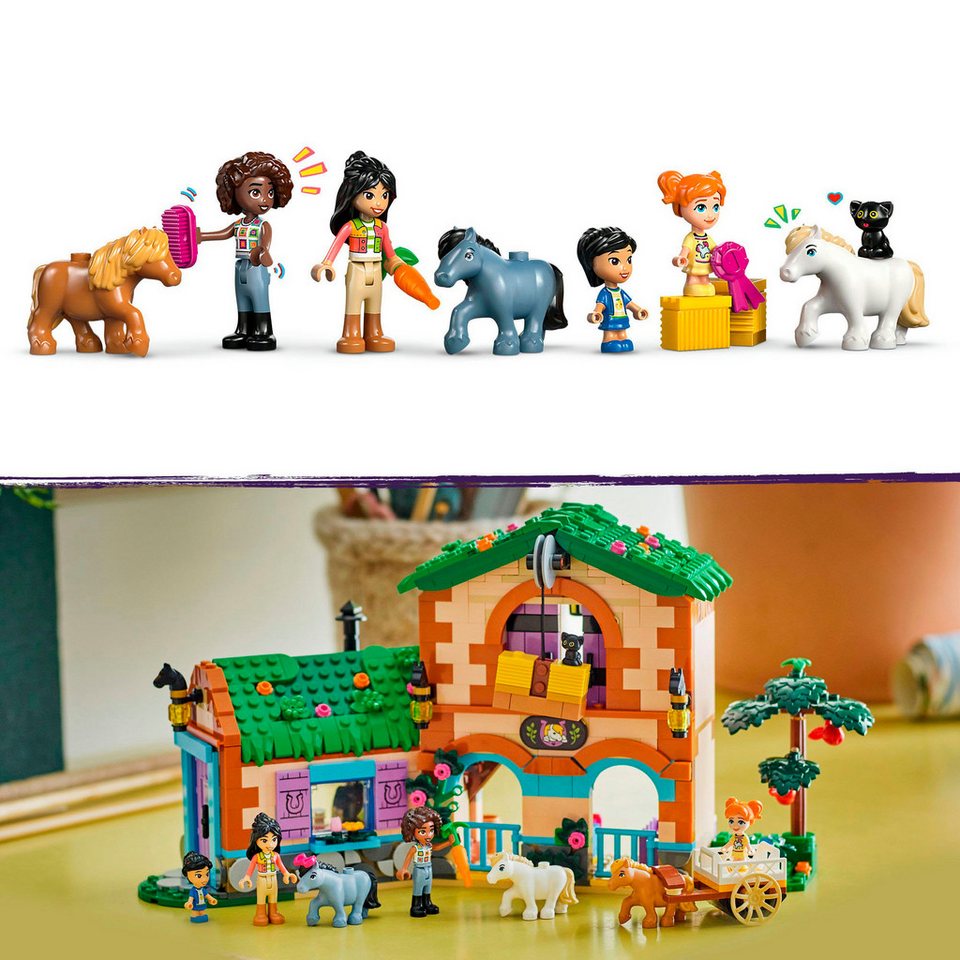 LEGO® Ponyhof & Stall (42654), LEGO Friends Konstruktionsspielsteine, (727 St), Made in Europe