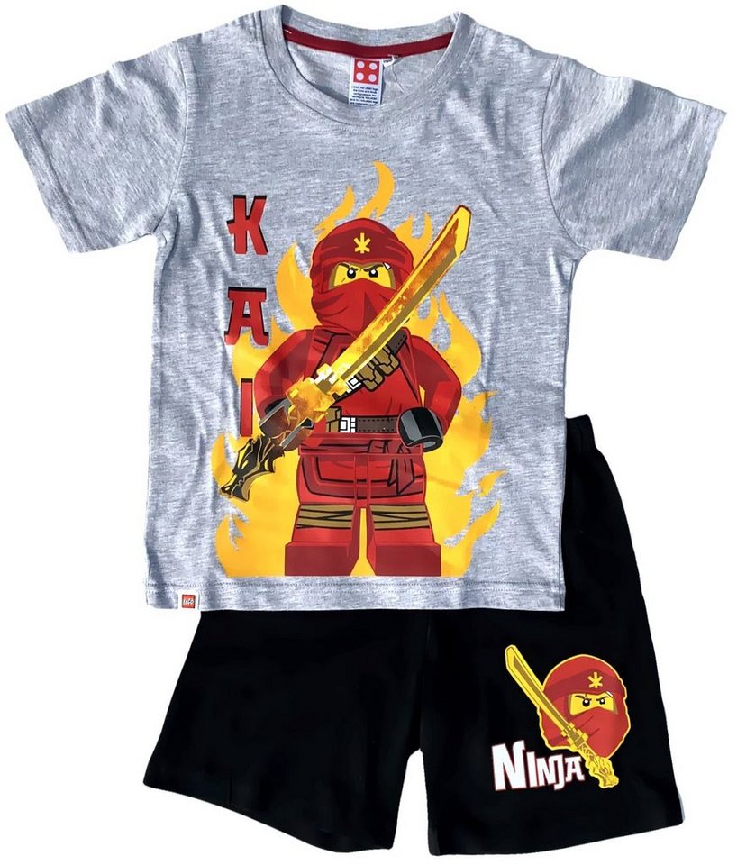 LEGO® Pyjama Lego® NINJAGO Pyjama Shorty Ninja Schlafanzug Jungen + Mädchen Lego Jungen Pyjama