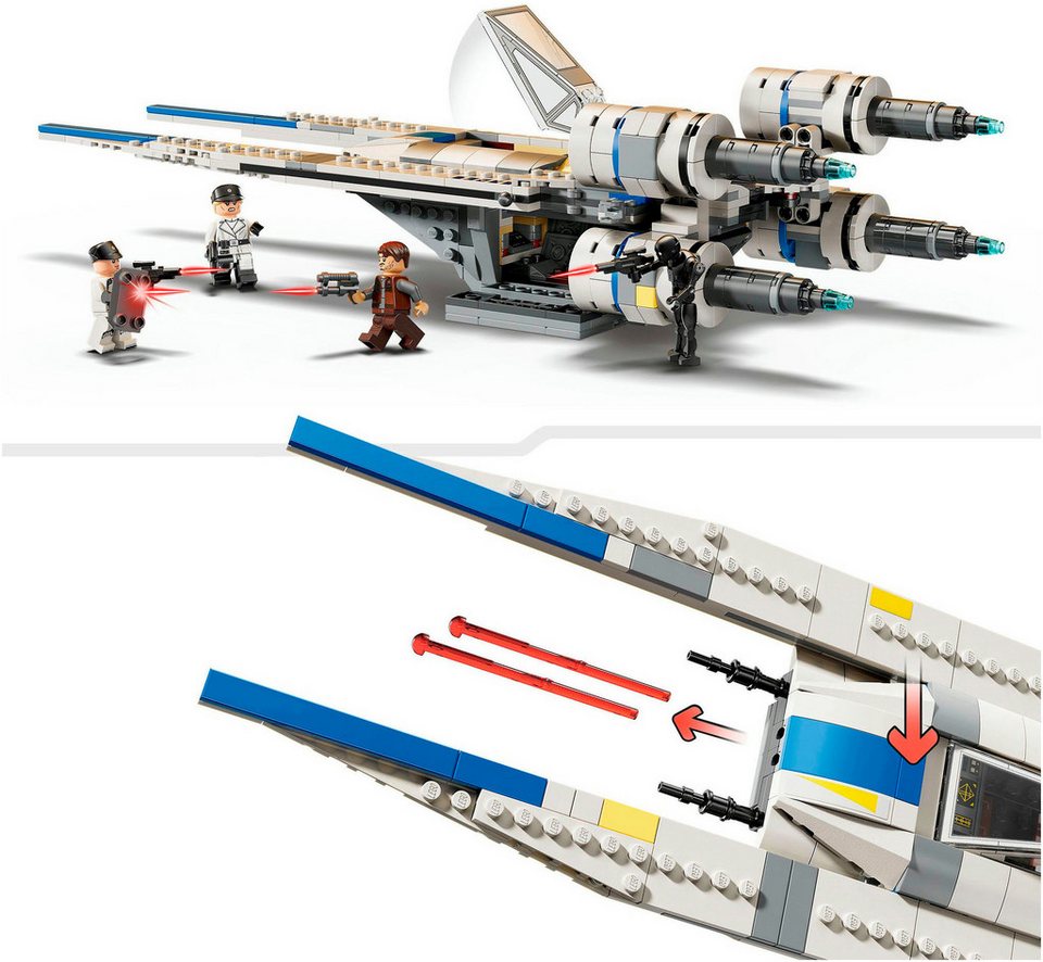 LEGO® Rebel U-Wing Starfighter (75399), LEGO Star Wars ™ Konstruktionsspielsteine, (594 St), Made in Europe
