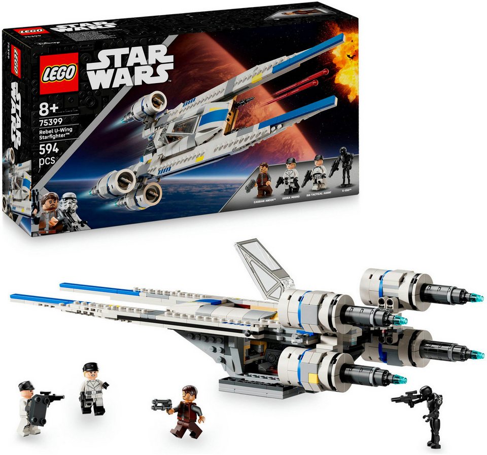 LEGO® Rebel U-Wing Starfighter (75399), LEGO Star Wars ™ Konstruktionsspielsteine, (594 St), Made in Europe