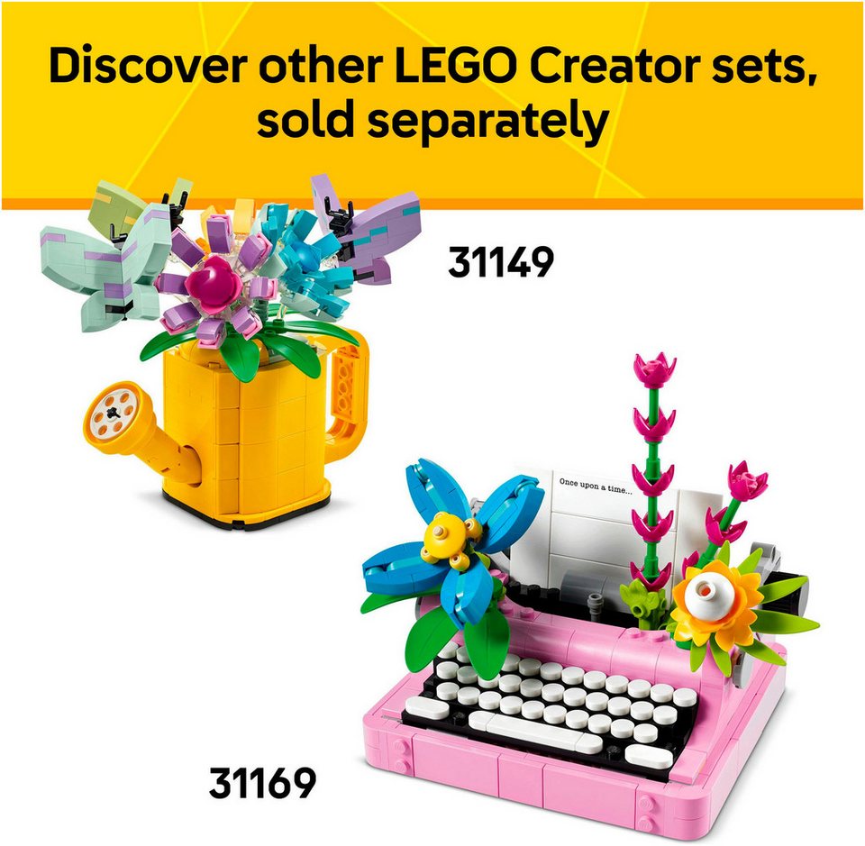 LEGO® Retro-Telefon (31174), LEGO LEGO Creator Konstruktionsspielsteine, (383 St), Made in Europe