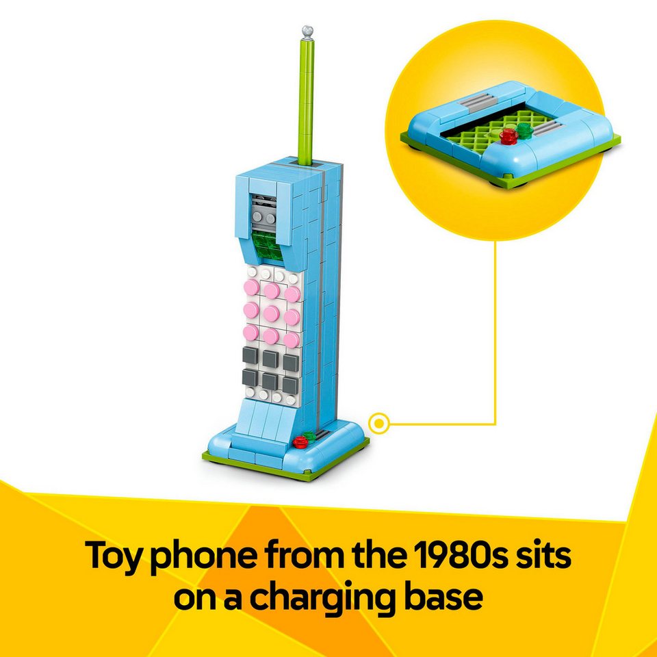 LEGO® Retro-Telefon (31174), LEGO LEGO Creator Konstruktionsspielsteine, (383 St), Made in Europe
