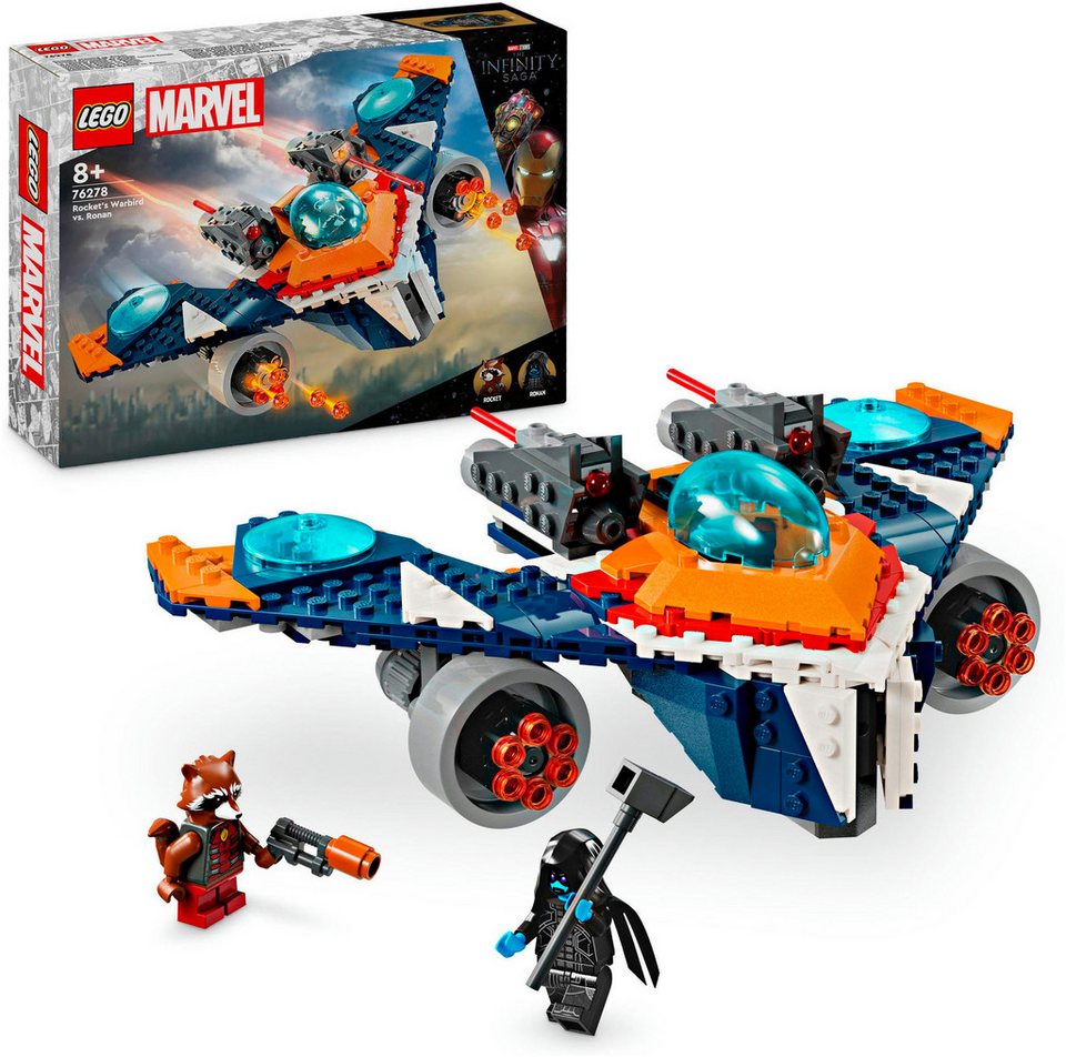 LEGO® Rockets Raumschiff vs. Ronan (76278), LEGO Super Heroes Konstruktionsspielsteine, (290 St), Made in Europe