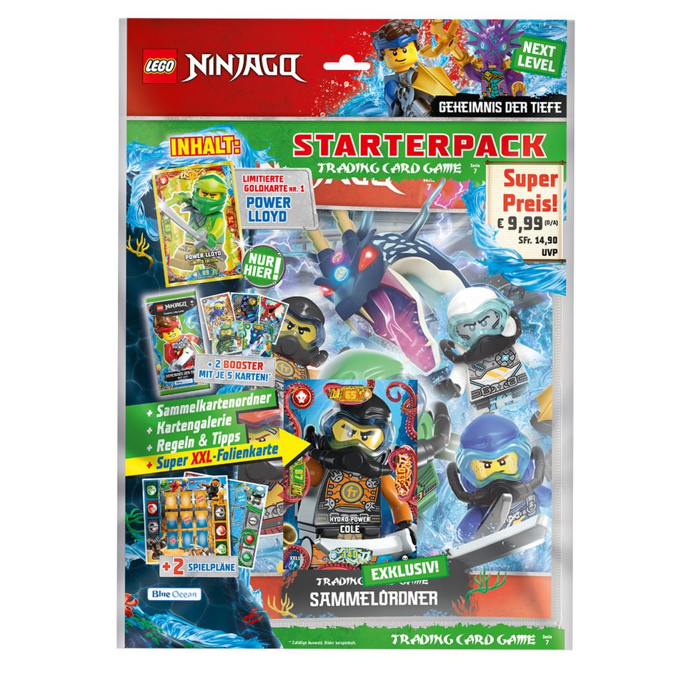 LEGO® Sammelkarte LEGO Ninjago 7 NEXT LEVEL Trading Cards - 1 Starter