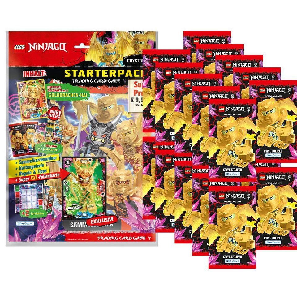 LEGO® Sammelkarte LEGO Ninjago Serie 8 Trading Cards - 1 Starter + 20 Booster