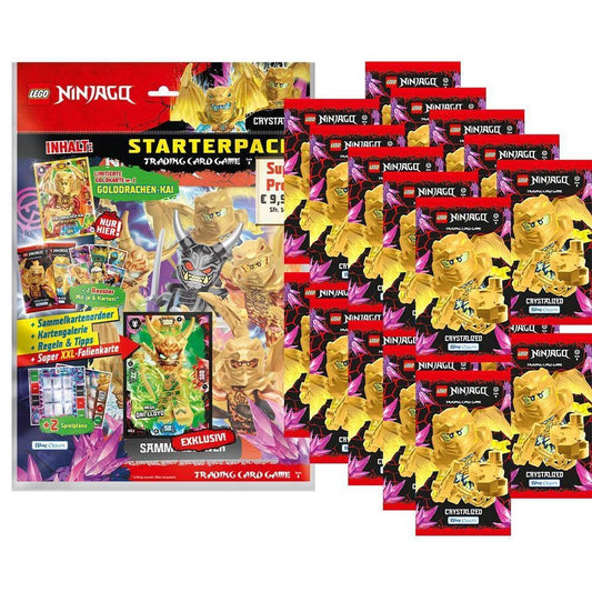 LEGO® Sammelkarte LEGO Ninjago Serie 8 Trading Cards - 1 Starter + 20 Booster