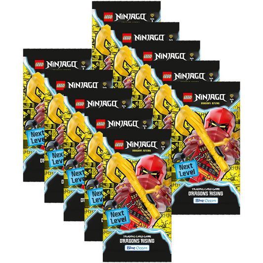 LEGO® Sammelkarte LEGO Ninjago Serie 9 NEXT LEVEL Trading Cards - 10 Booster