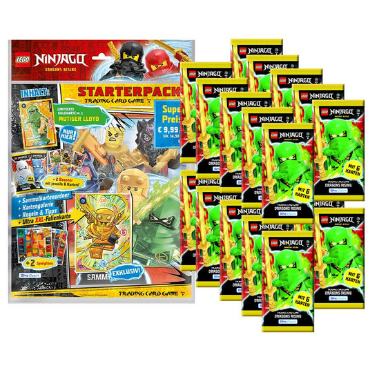LEGO® Sammelkarte LEGO Ninjago Serie 9 Trading Cards - 1 Starter + 20 Booster
