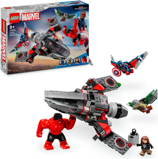 LEGO® Showdown zwischen Captain America und Red Hulk (76292) Konstruktionsspielsteine, (223 St), Made in Europe