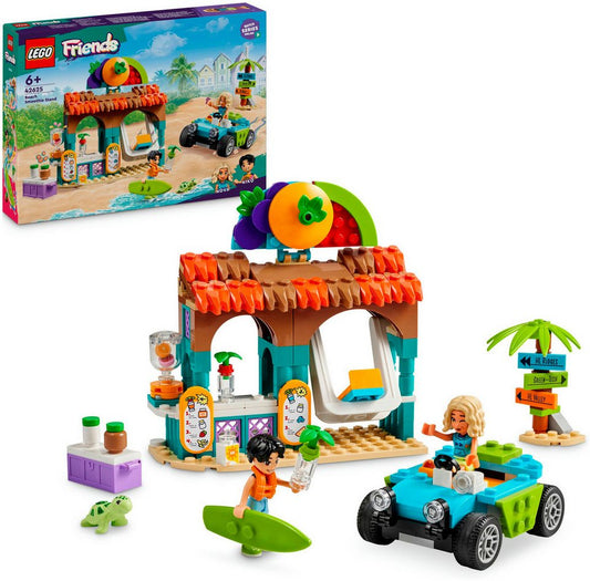 LEGO® Smoothie-Stand am Strand (42625), LEGO Friends Konstruktionsspielsteine, (213 St), Made in Europe