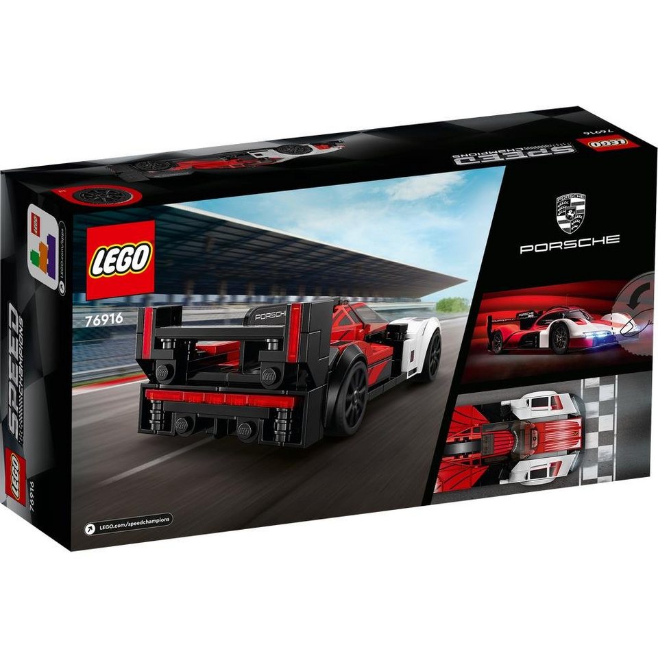 LEGO® Speed Champions 76916 - Porsche 963 Konstruktionsspielsteine, (280 St), Bau- und Spielset, Sportwagen für Kinder ab 9 Jahren