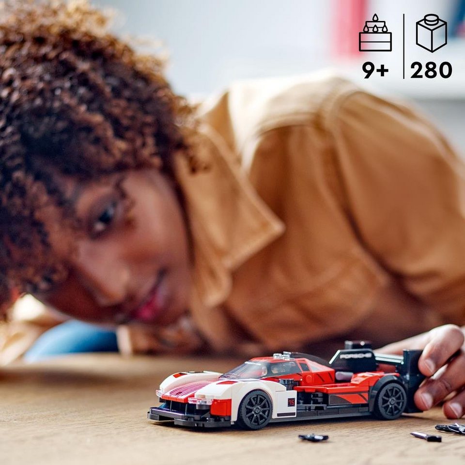 LEGO® Speed Champions 76916 - Porsche 963 Konstruktionsspielsteine, (280 St), Bau- und Spielset, Sportwagen für Kinder ab 9 Jahren
