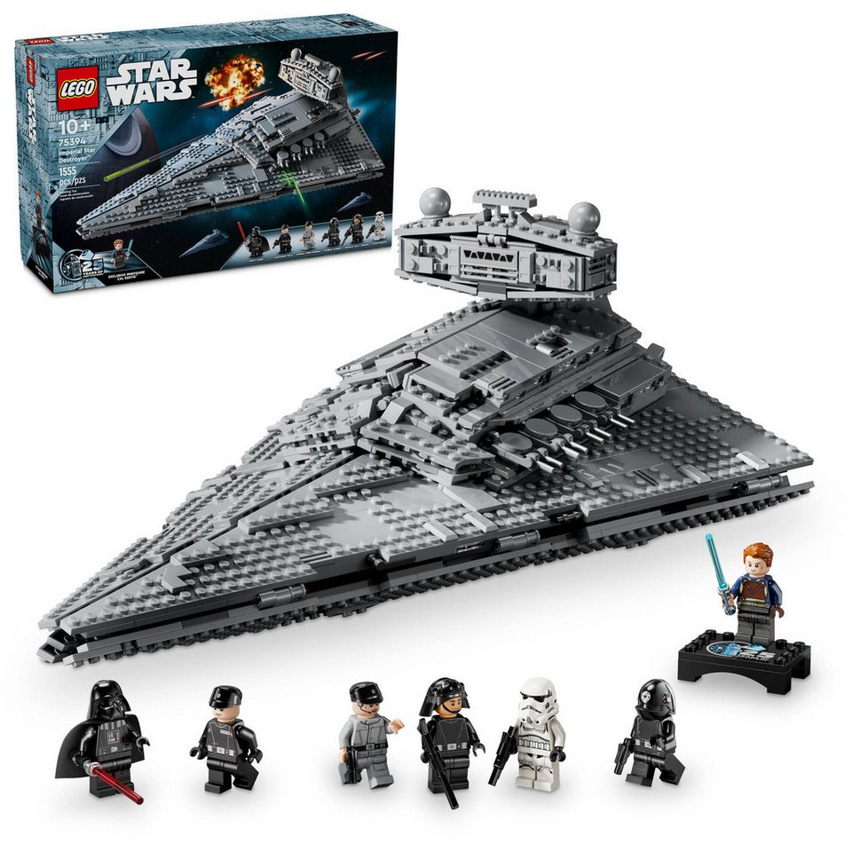 LEGO® Star Wars 75394 Imperialer Sternzerstörer Spielbausteine, (Set, 1555 St., Set)