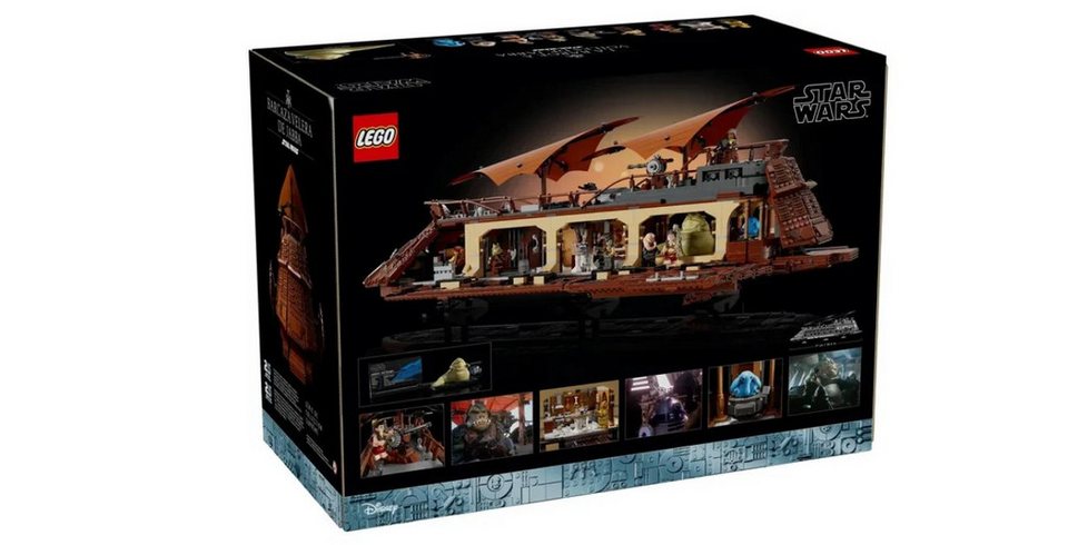LEGO® Star Wars 75397 - Jabbas Segelbarke Spielbausteine, (1194 St)